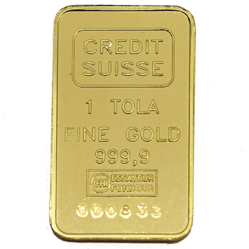 1 Tola Gold Bar (Sealed)
