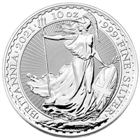 10 Oz Silver Britannia Coin 2021