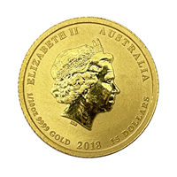 1/10 Oz Australian Nugget Year of the Dog 