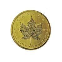 1/10 Oz Canadian Maple Gold Coin