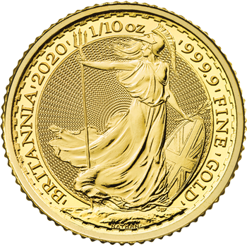 1/10 Oz Gold Britannia 2020