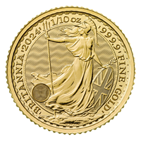 1/10 Oz Gold Britannia 2024 KCIII