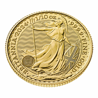 1/10 Oz Gold Britannia 2024 KCIII