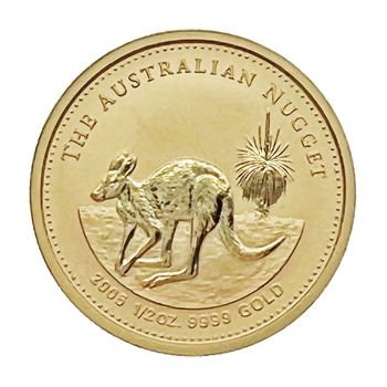 1/2 Oz Gold Australian Nugget ( Mixed Years )