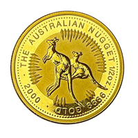 1/2 Oz Gold Australian Nugget 2000