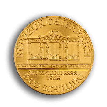 1/4 Oz Austrian Philharmonic Gold Coin