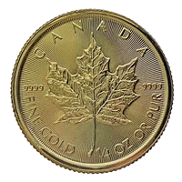 1/4 Oz Canadian Maple Gold Coin 2022 