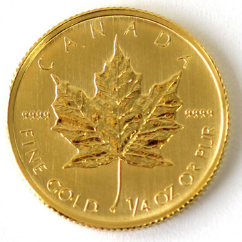 1/4 Oz Gold Maple Leaf