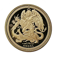 1/4 Oz Isle of Man Angel Gold