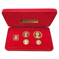 1979 Isle of Man Gold Sovereign Four Coin Boxset 