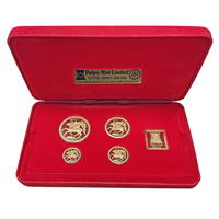 1979 Isle of Man Gold Sovereign Four Coin Boxset 