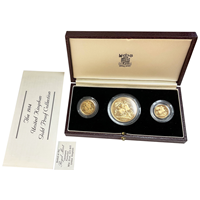 1984 Gold Proof Collection - 3 coin Sovereign Set