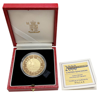 1999 - 2000 Gold Millennium £5 Crown