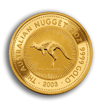 2 Oz Australian Nugget Gold Coin