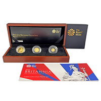 2013 Britannia 3 Coin Gold Proof Set