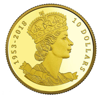 2018 $10 Maple - 65th Anniversary QEII Coronation