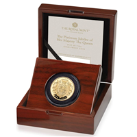 2022 Gold Proof 1/4 Oz Platinum Jubilee Coin 