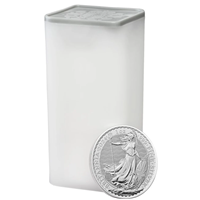 2024 1 Oz Silver Britannia KCIII - 25 Coin Tube