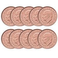 2025 Last of The Rose Gold Sovereign - 10 Coins