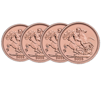 2025 Last Of The Rose Gold Sovereign - 4 Coins