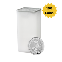 2025 Silver Britannia 1 Oz - 100 Coins 