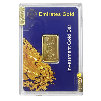 Certified 2.5g Gold Bar Emirates