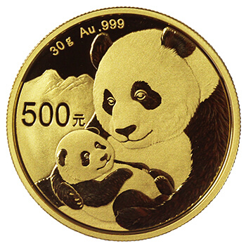 30g Chinese Panda Gold Coin