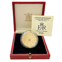 £5 Gold Sovereign 40th Anniversary Proof Crown