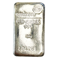 500g Silver Bar Umicore