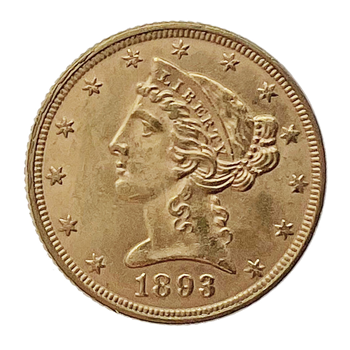 American $5 Gold Eagle Liberty Head