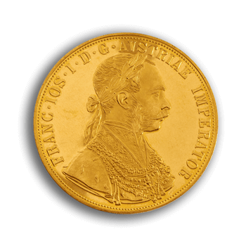 Austrian Ducat 4 Gold Coin