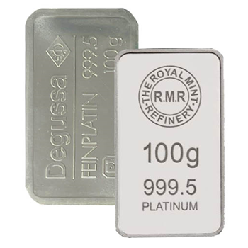 Best Value Platinum 100g Bar 