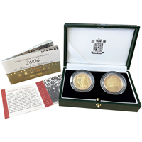 1806 2006 Gold Sovereign Proof Set Brunel Engineer