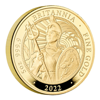 5 Oz Gold Proof Britannia Coin 2022 