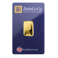 Cerified 5g Baird Gold Bar