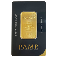 Certified 1 Oz Gold Bar PAMP Suisse