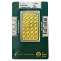 Certified 1 Oz Gold Bar Royal Mint 