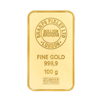 Certified 100g Gold Bar Sharps Pixley