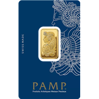 Certified 10g Gold Bar PAMP Suisse