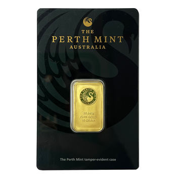 Certified 10g Gold Bar Perth Mint