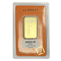 Certified 20g Gold Bar Valcambi