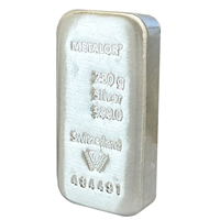 Certified 250g Silver Bar Metalor