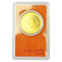 Certified 50g Gold Round Valcambi