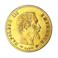 5 French Francs Gold Coin