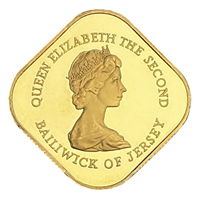 Gold One Pound- 200th Anniversary Battle of Jersey