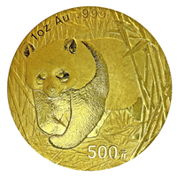 1 Oz Gold Panda 2001