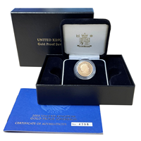 Proof Gold Sovereign 2005