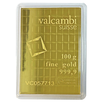 Gold Valcambi Suisse  Combi Bar 100 x 1g