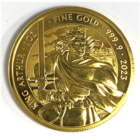 1 Oz Gold King Arthur Coin 2023