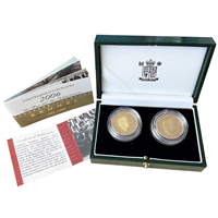 1806 2006 Gold Sovereign Proof Set Brunel Engineer